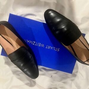 Stuart Weitzman Jet Loafer, Black DRV Driver Calf      Size 7B